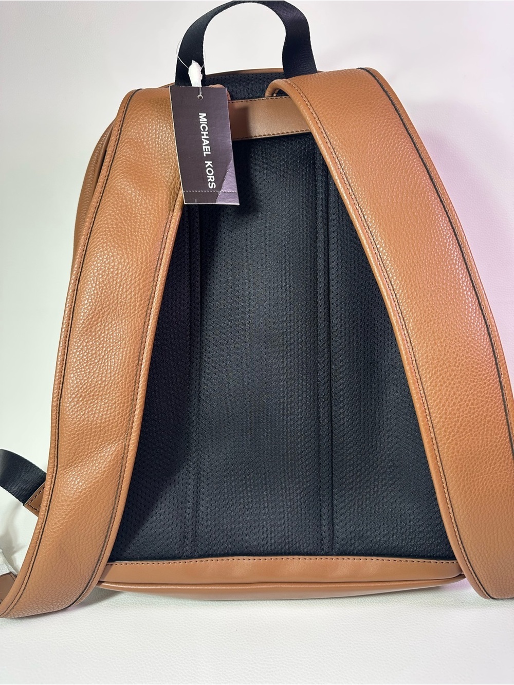 NEW Michael Kors Malone Leather Backpack Brown - Picture 6 of 8